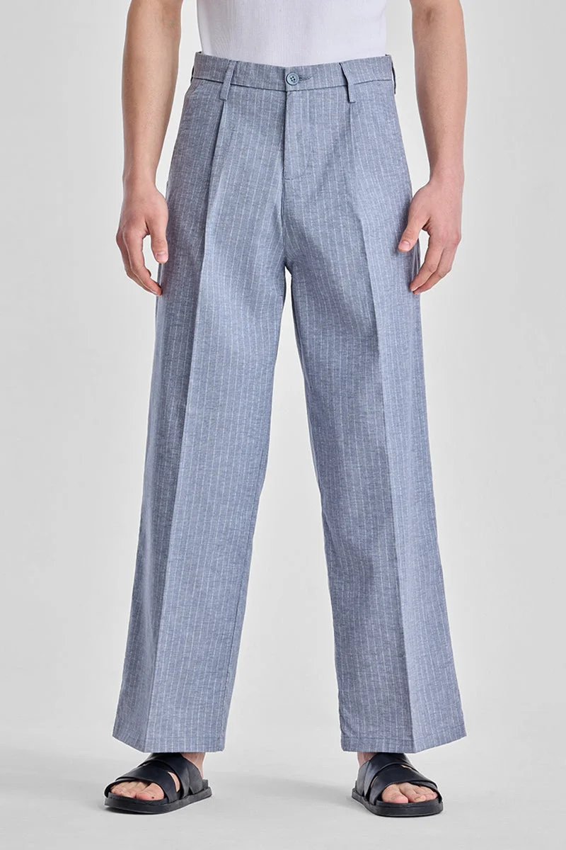 Snitch  Self-design Baggy Stretch Trousers for Men | Best Price UAE